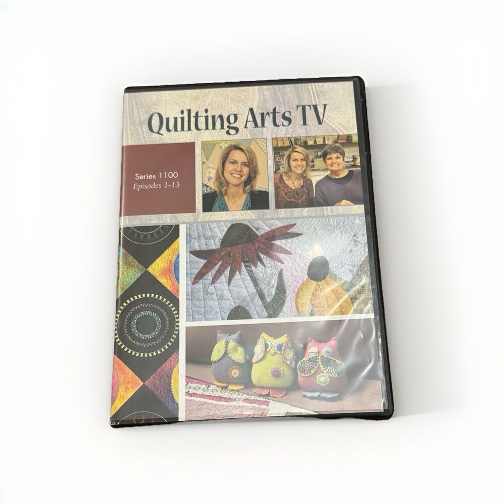 Quilting Arts TV Series 1100 DVD set 2013 Episodes 1-13 Pokey Bolton Interweave
